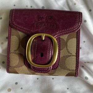 Super cute COACH wallet! Matches purse I listed.